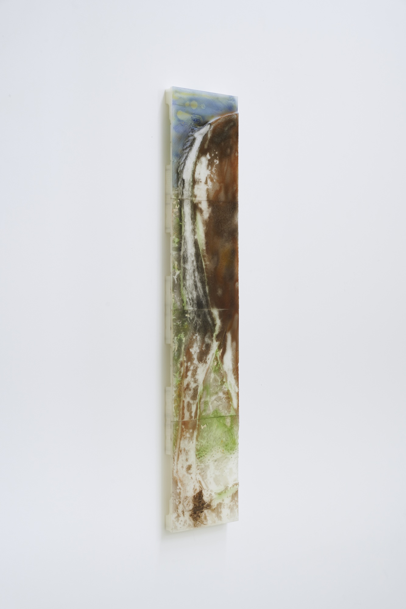 Latest Resort, 2025, Acrylic and PLA on four printed modules, 22.8ｘ19cm each (91ｘ19 cm)