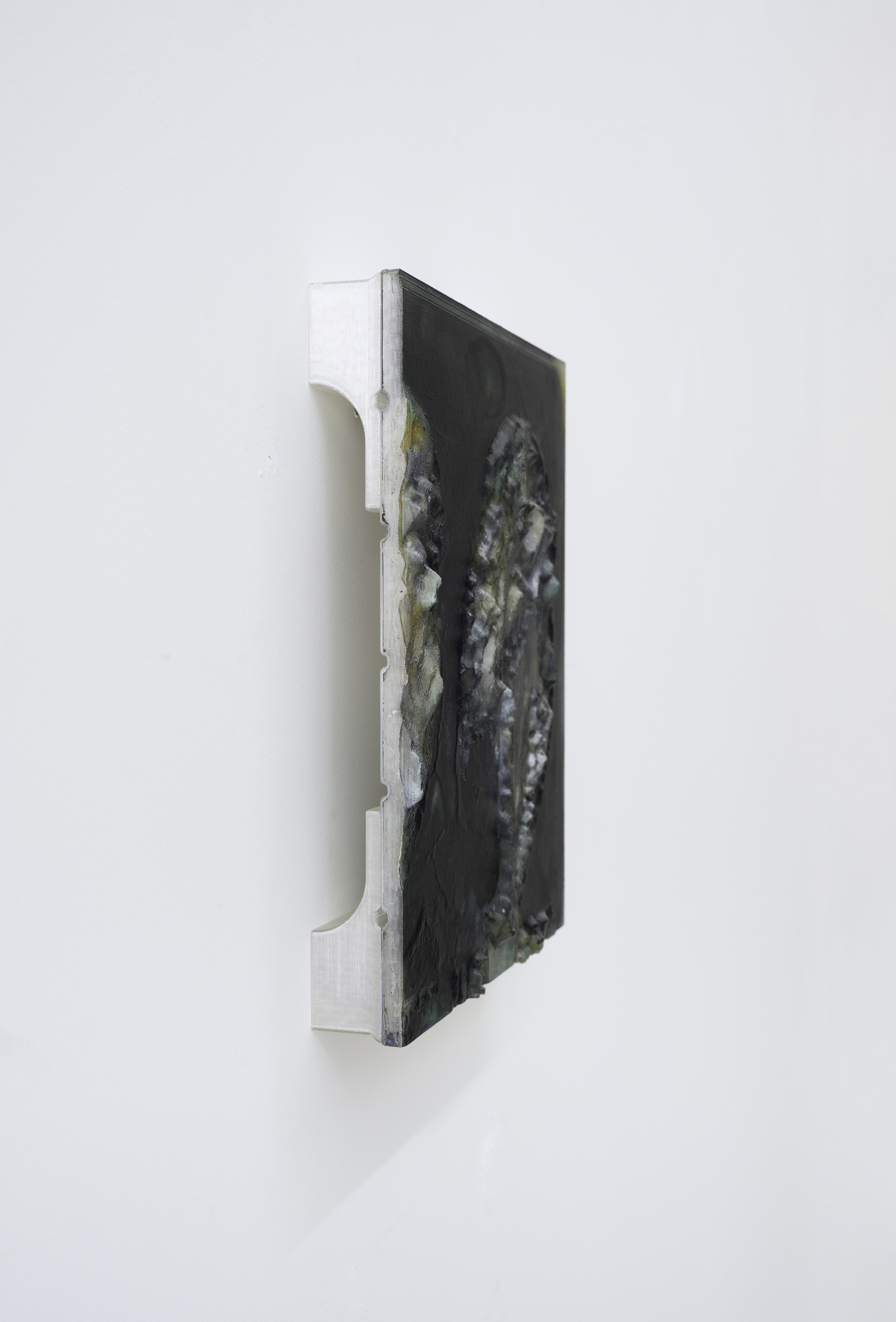 Skull, 2025, Acrylic and PLA on single module, 22.8x19 cm