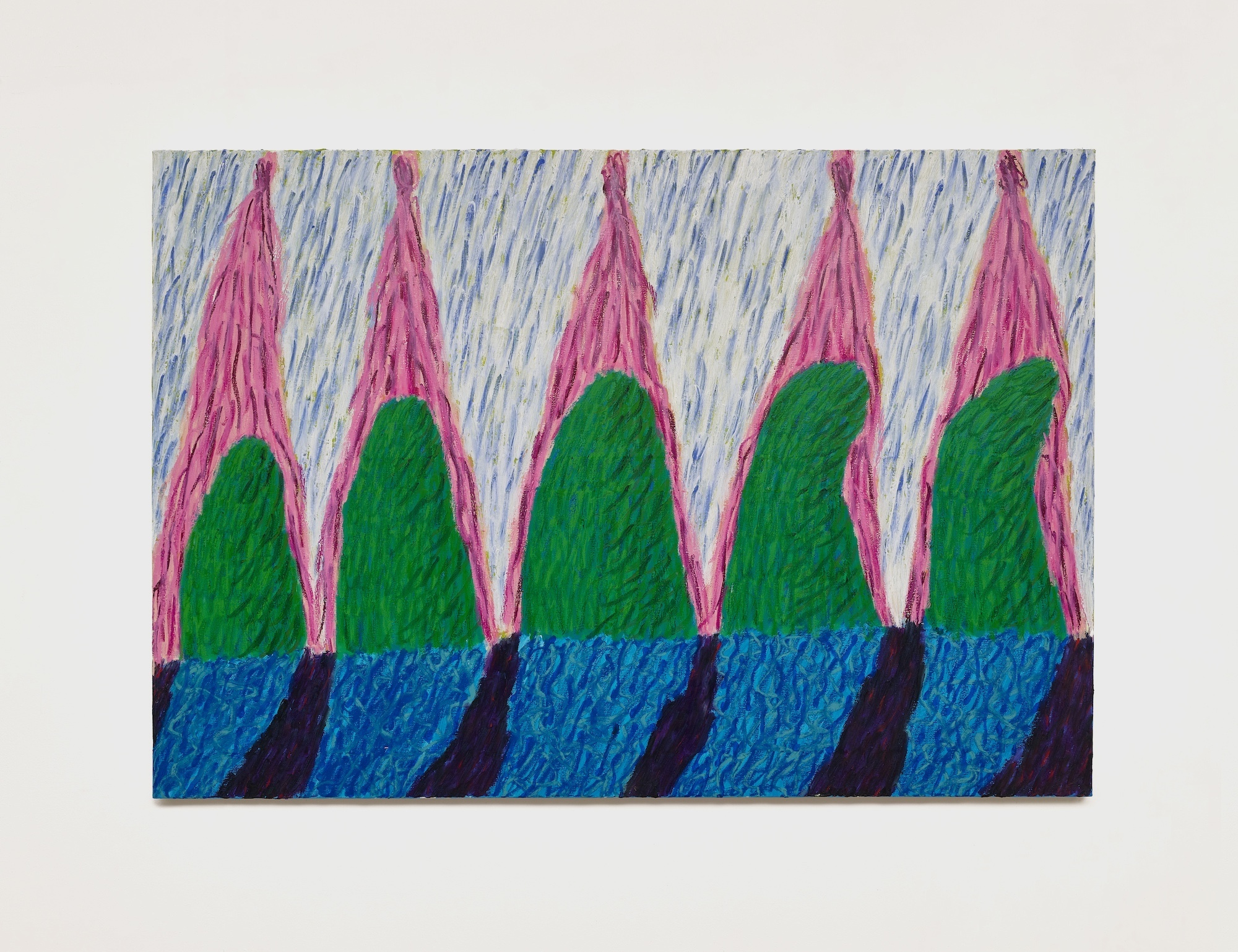 Kyuhwa Moon, 각자의 밝음, 2023, Oil on canvas, 116.8x80.3cm