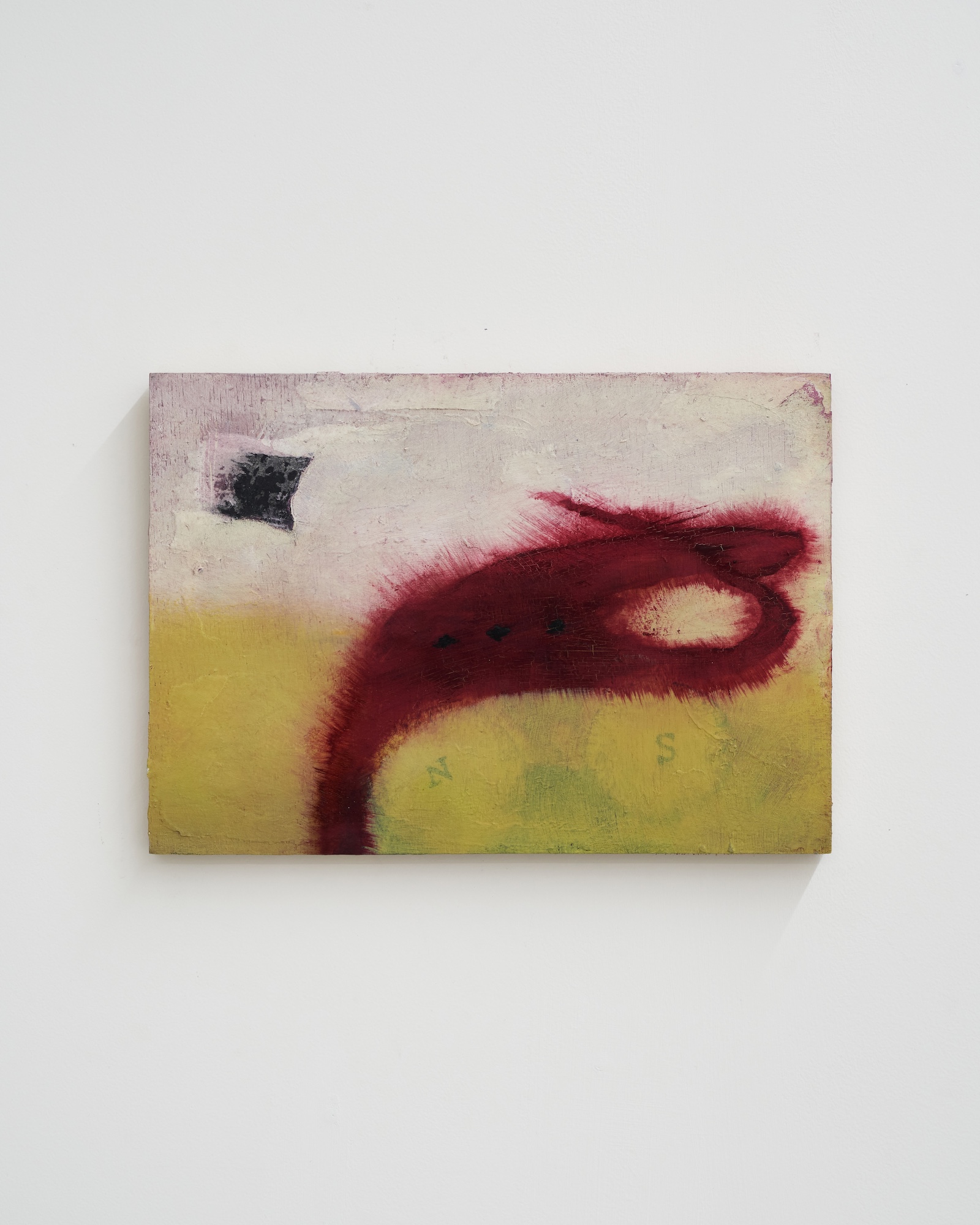 Kim Hyunjin, Heart, 2025, oil on wood panel, 25.5x18cm