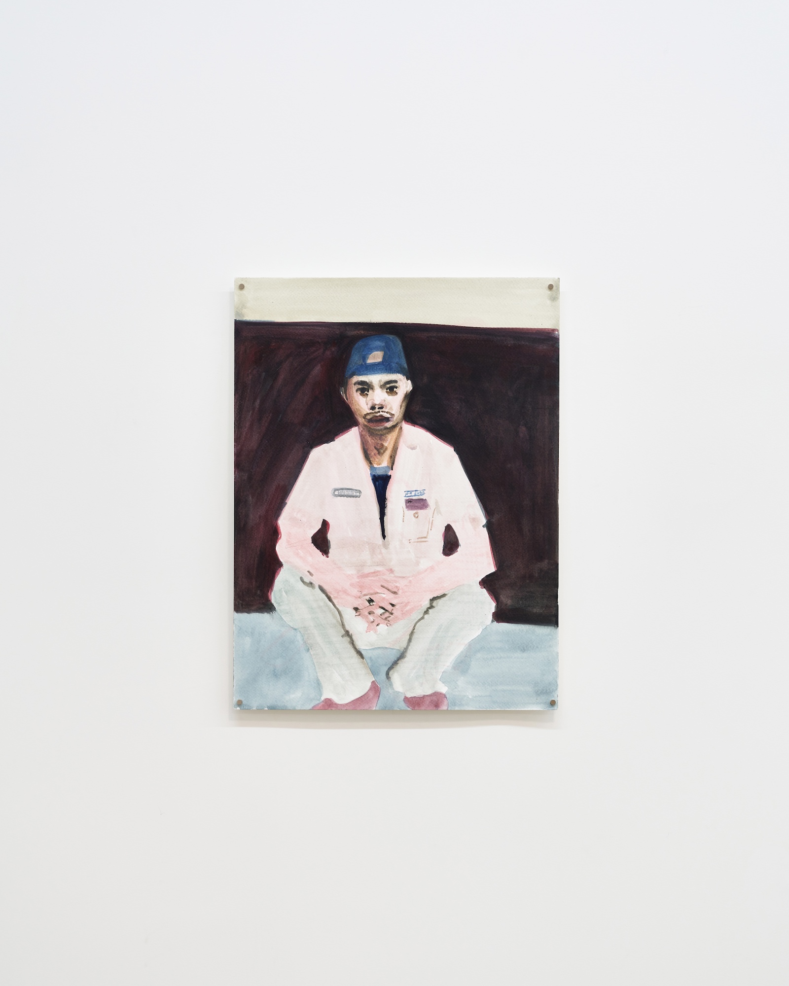 Jun Jinkyoung, 천막105(in Indonesia), 2025, watercolor on paper, 40x30cm