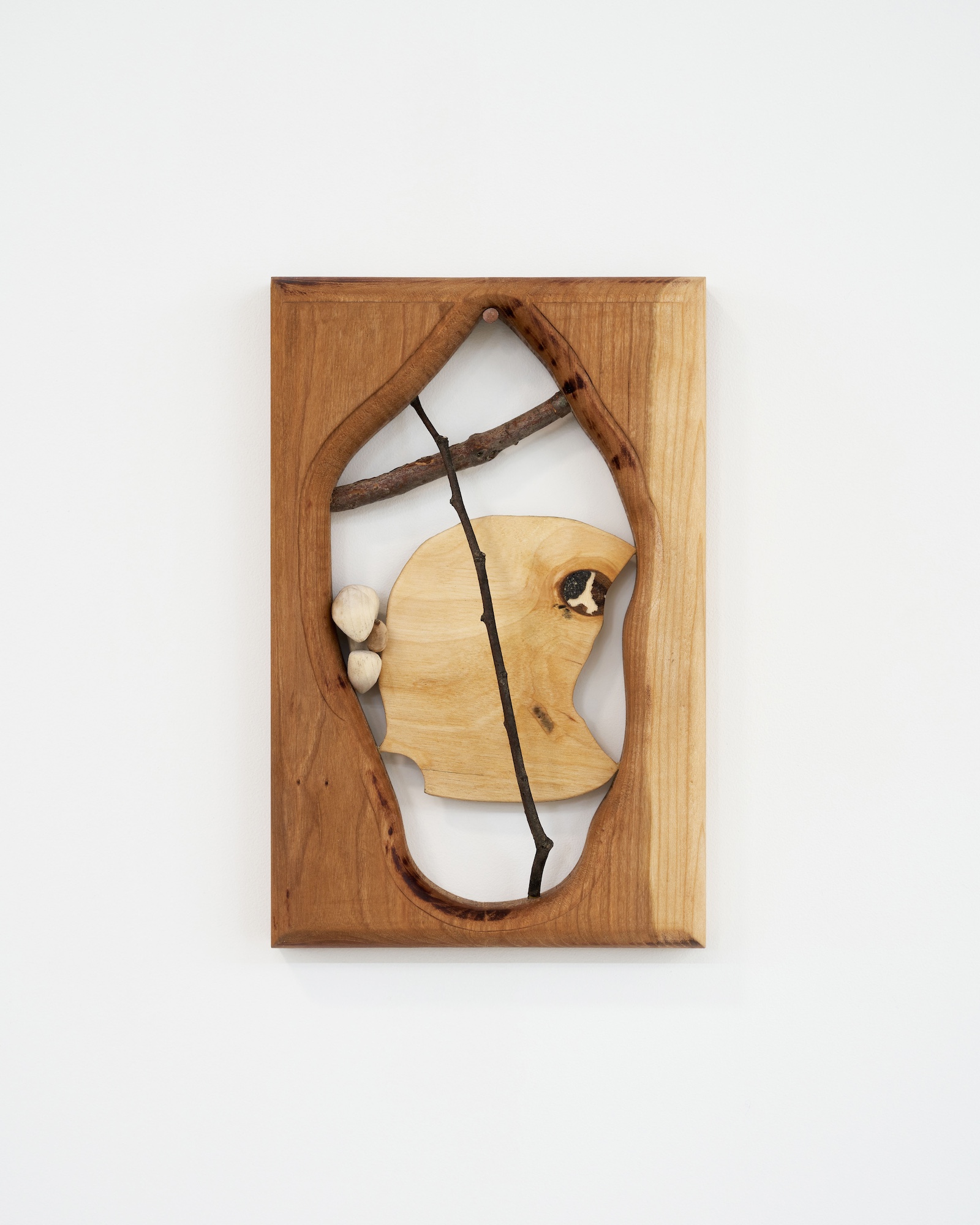 Kim Shinyoung, (@), 2025, wood, 23x15x3.5cm