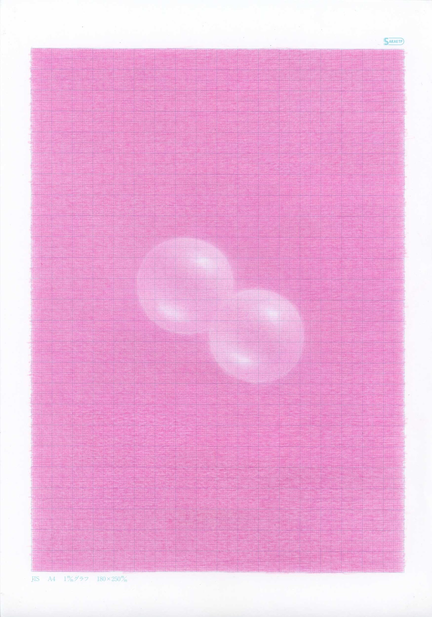 Suyeont, 2024, Bang-Ul-Bang-Ul I, Colored Pencil on Graph Paper, 29.7x21cm