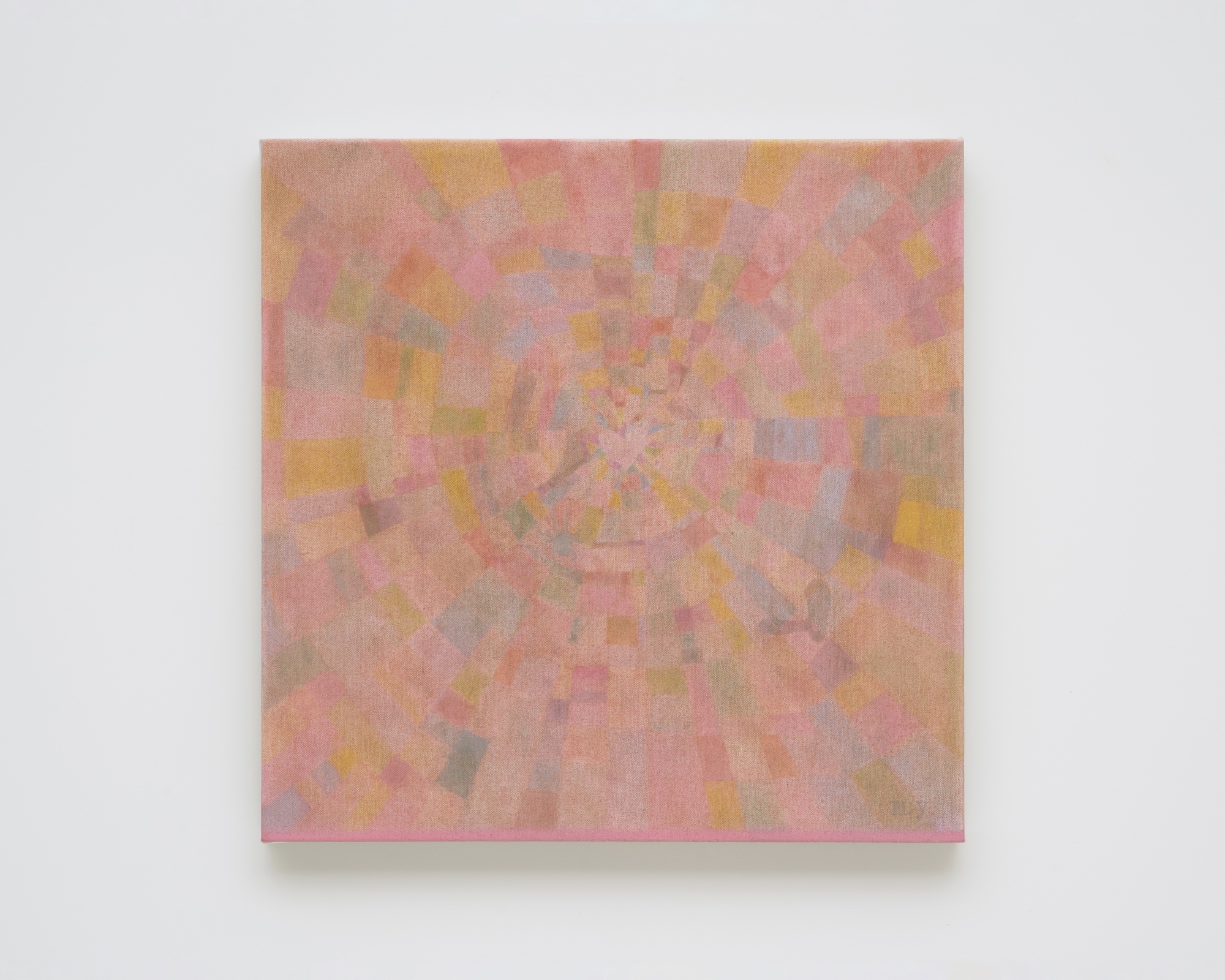 Won Minyoung, Don't Cry, Hankie, 2025, oil on canvas, 45x45cm