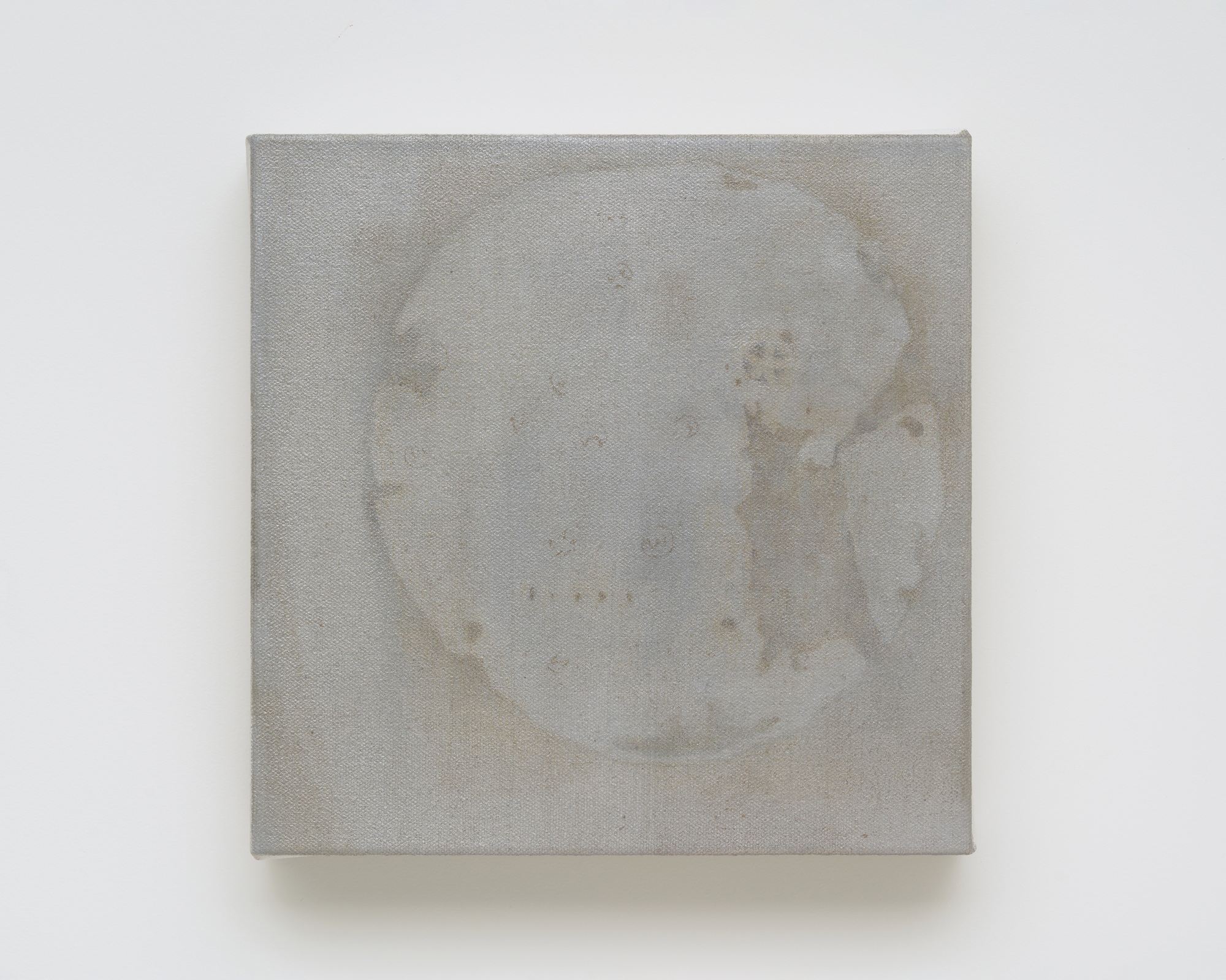 Won Minyoung, The Blueberry Cake, 2025, oil on canvas, 22x22cm