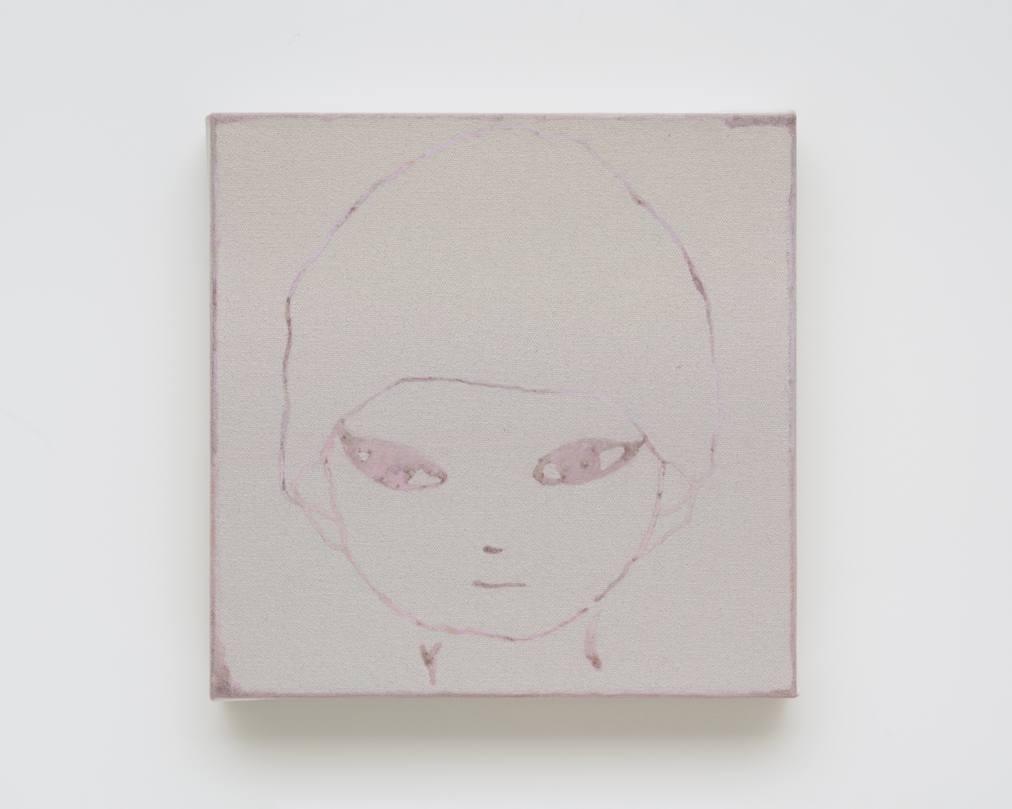 Won Minyoung, Kitty, 2025, oil on canvas, 24.2x24.2cm